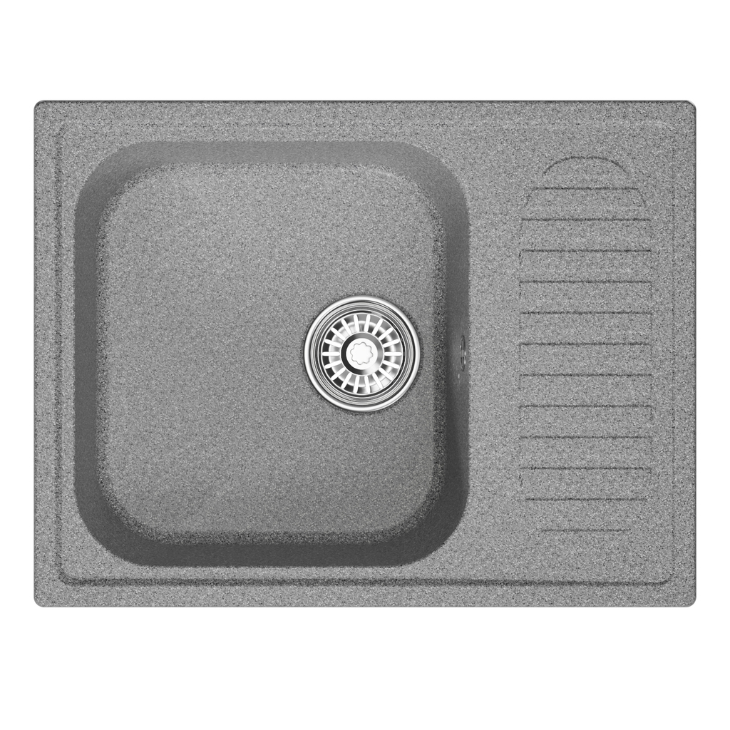 Мойка ML-GM18 с крылом, темно-серая, 309, 640*490*190мм NEW