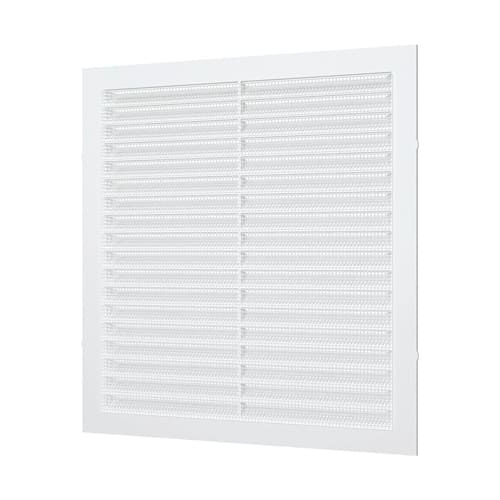 Решетка вентиляционная 194х194мм вытяжн. АБС бел, с москит. сеткой 1919С ERA, 1/90