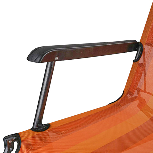 Кресло-шезлонг, туристический, 153*80*60см, труба 25/19мм, 1/4