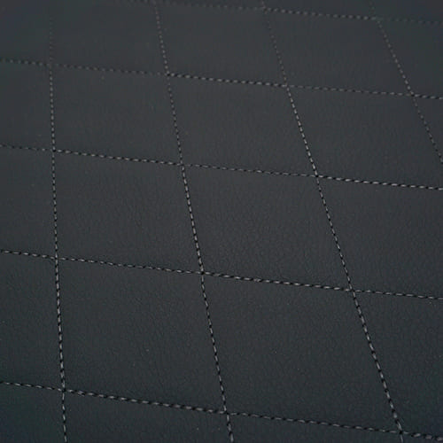 Банкетка, обувница, малая 60 см, кож. зам СТЕГАНЫЙ серый, ножки: серые, 1/1