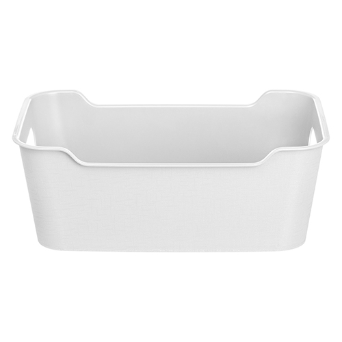 Корзинка универсальная 4.1 л Homver Mango 223300329/01, 290х180х105 мм, белая