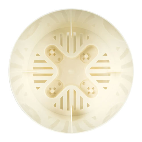 Горшок для цветов 0.5 л Homver Oregano 221602025/01, с прикорневым поливом 100 мм, светло-бежевый