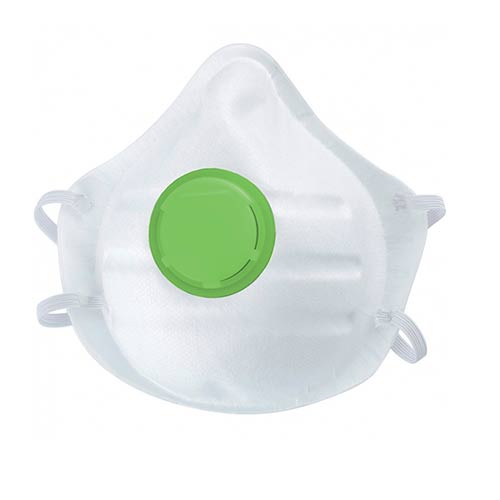 Маска респиратор фильтрующая формованная, модель Исток, с клап выдоха, FFP1 NR Россия, 10/100