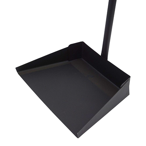 Совок металл. хоз. 1,0мм п/о с длинной вертик/изогнутой ручкой H=750мм с пласт/р