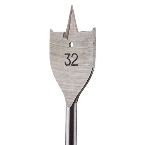 Сверло по дереву перовое 32х152мм с подрезателями Барракуда, 5/500