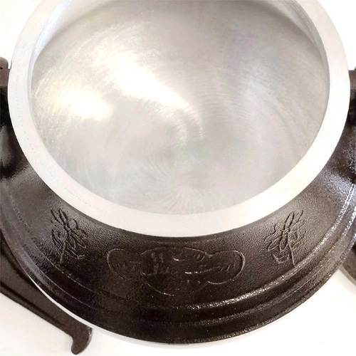 Казан 15,0 л Афганский с ручками, двухцветный, алюминевый, 1/6