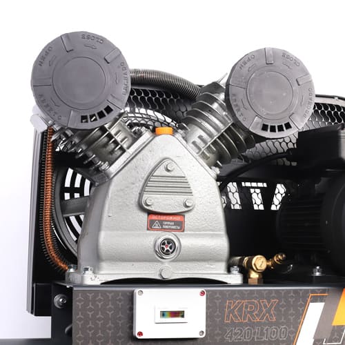 Компрессор PATRIOT KRX 420 L100, поршневой, ременной, масляный, 420 л/мин, 100 л, 10 бар, 2.2 кВт, 230 В