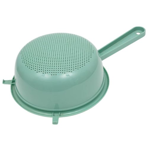 Дуршлаг с ручкой 20 см IDEA М 1130, фисташковый