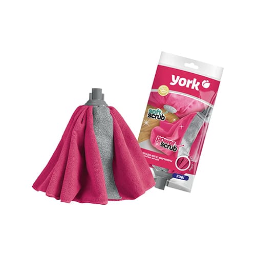 Насадка для швабры юбка из микрофибры Руби YORK, 2/24