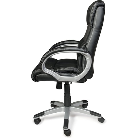 Кресло офисное BRABIX, Impulse EX-505,  экокожа, черное, 530876