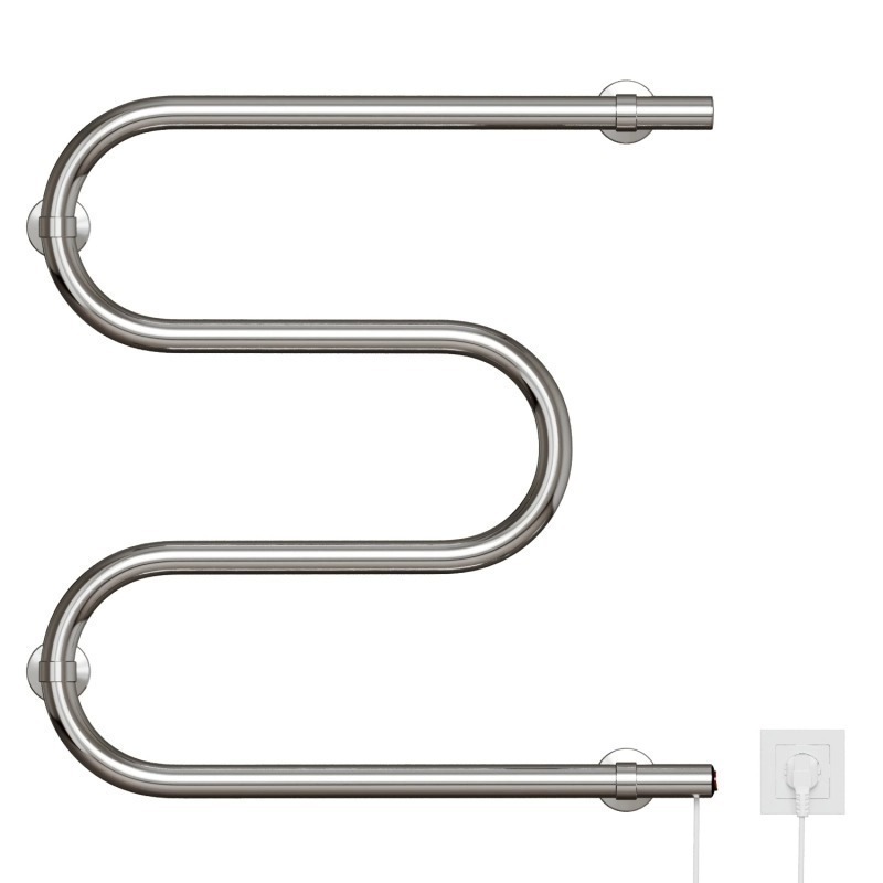 Полотенцесушитель MIXLINE SIMPLE M 50x60, кнопочный выкл, 184 Вт