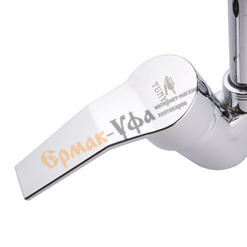 Смеситель для кухни DIKALAN, TUNE, E41E32, гибкий излив, шпилька, 1/12