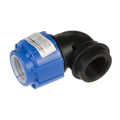 ПНД отвод с внутр. резьб 32х1, обж, ПОЛИТЭК, 5/40