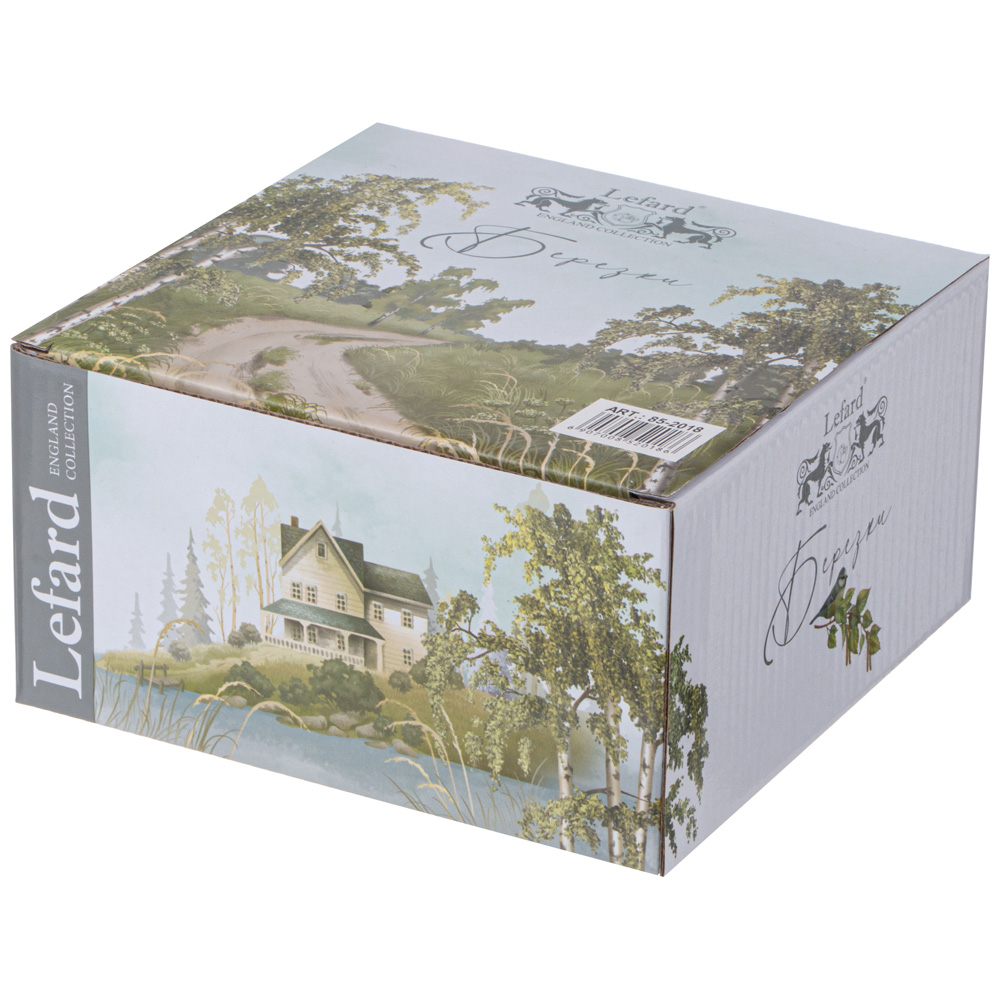 ЧАЙНАЯ ПАРА LEFARD, БЕРЕЗКИ, 300 МЛ ДЕРЕВ. БЛЮДЦЕ, КОР=24НАБ.