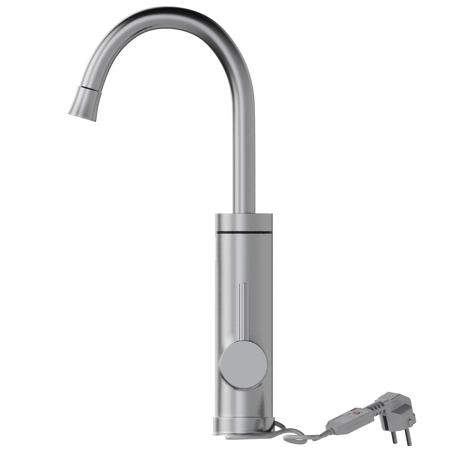 Проточный водонагреватель WH-005 нерж корпус, 3, 3 кВт, УЗО, кухня MIXLINE