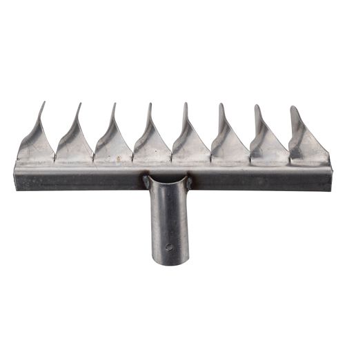 Грабли витые 8 зубьев нержавеющая сталь без черенка толщина металла 2 мм SPETSTEXNIK, 10/10
