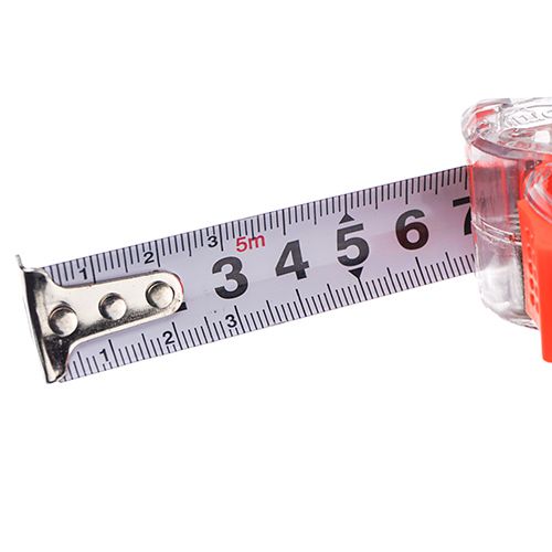 Рулетка 5м MT 19мм 1 фиксатор, ударопрочный прозрачный корпус Барракуда, 1/12/120