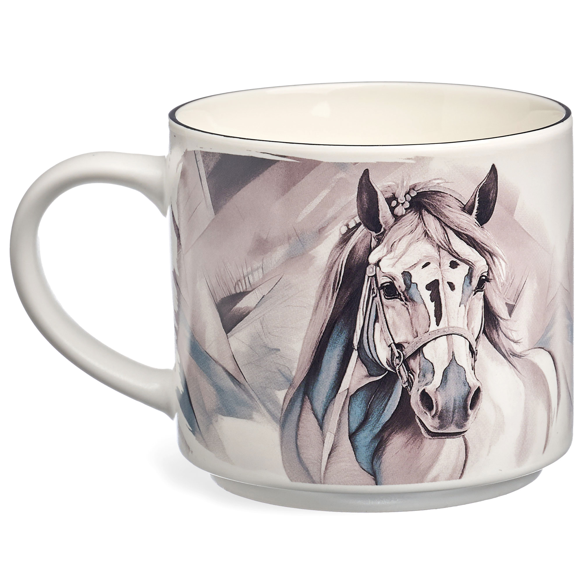 КРУЖКА LEFARD "HORSE" СЕРЕБРО 500МЛ