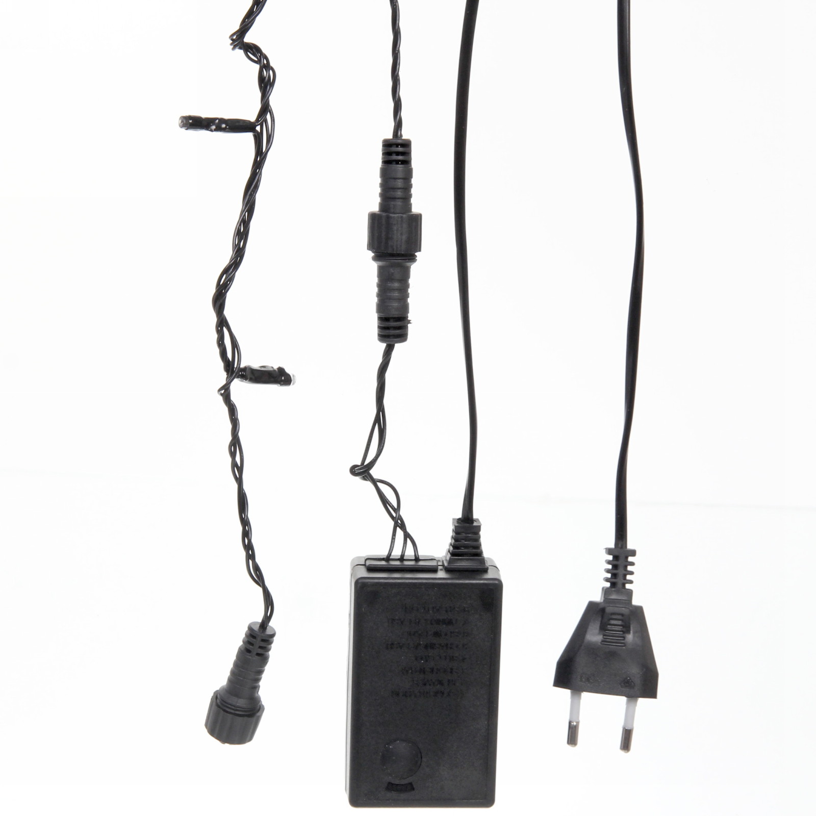 Гирлянда для улицы 20м 240 ламп LED чёрный провод, 8 реж, IP-54, Красный (возможность соединения)