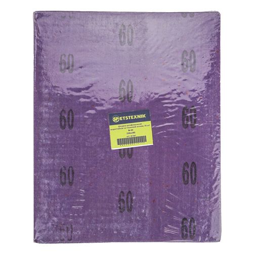 Шлиф шкурка на тканевой основе 230*280 №60, 50уп