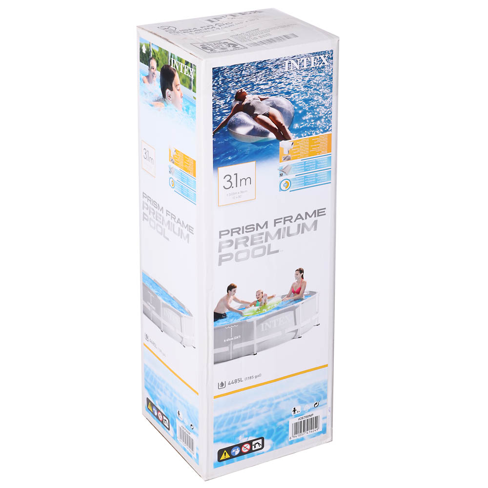 INTEX Бассейн каркасный призматический, 305x76см, сталь, ПВХ, 26700NP