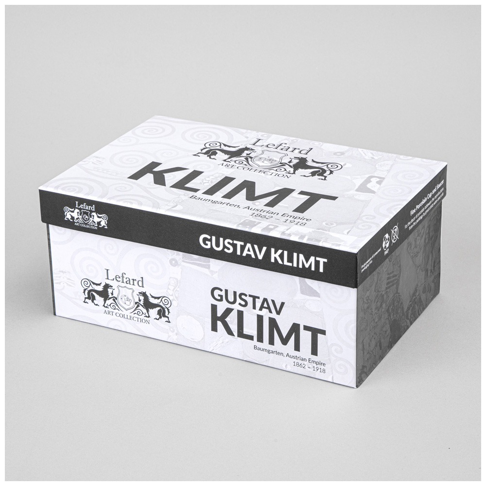 ЧАЙНАЯ ПАРА LEFARD, ДАМА С ВЕЕРОМ,  Г. КЛИМТ 250 МЛ, КОР=18НАБ.