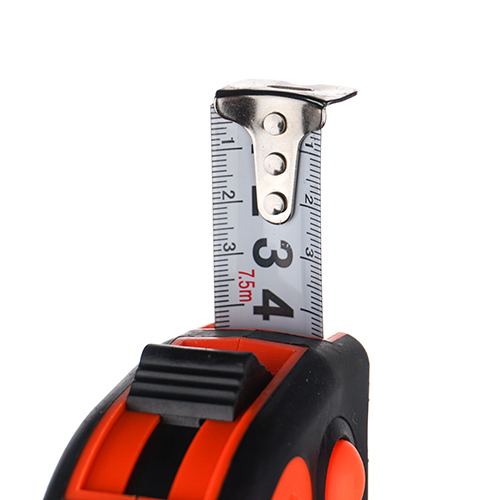 Рулетка 7. 5м х 25мм, двукомпонентный корпус, 3 фиксатора SPETSTEXNIK, 1/12/60