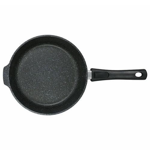 Сковорода 18см, глубокая, со сьемной ручкой АП KUKMARA, линия Granit, black, 1/6