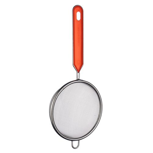 Сито из нерж стали с пластик. ручкой, диа 12 см, 1/300