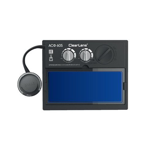 Маска сварочная хамелеон Парма ПРОФИ-605, с/фильтр 96х39, DIN3/9-13, 2 сенсора