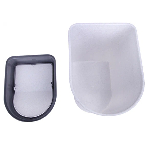 Контейнер для мусора 8 л, мраморный, 1/12