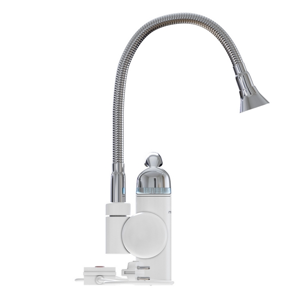 Проточный водонагреватель WH-002, 3, 3 кВт, УЗО, кухня, гибкий излив MIXLINE