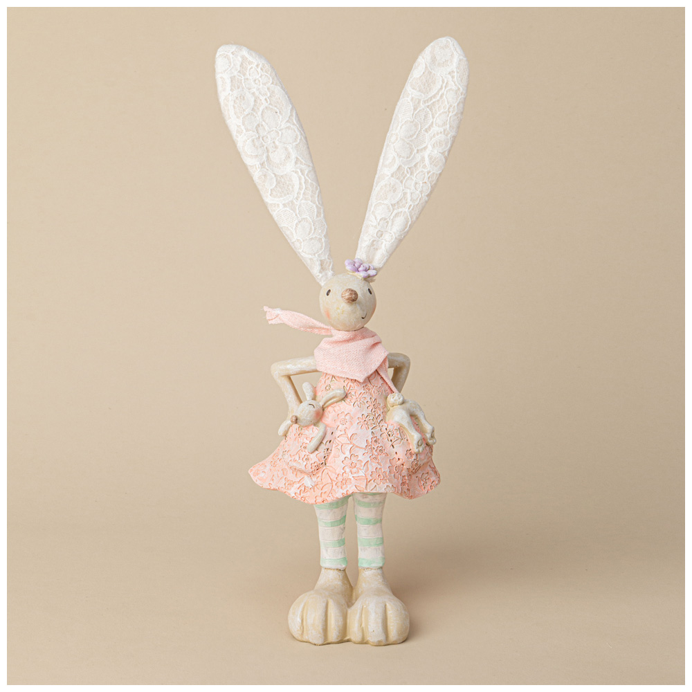 ФИГУРКА ДЕКОРАТИВНАЯ КРОЛИК 10X10X29.5СМ