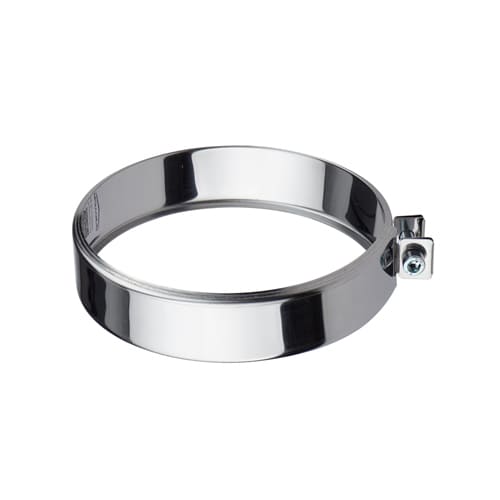 Хомут для дымохода 130 Нз 0,5мм нержавейка, 5/5/