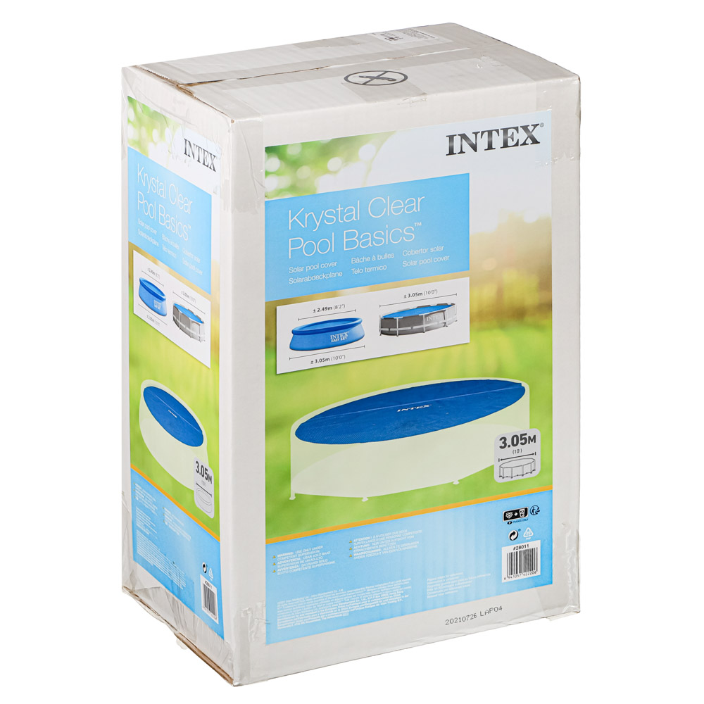 INTEX Тент для бассейна термосберегающий, Fits 10, Easy Set & Frame Pools, 2, 90м, 28011