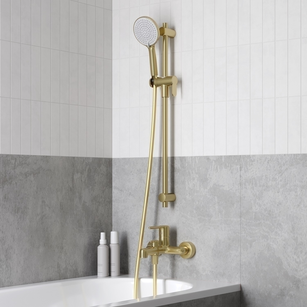 Смеситель для ванны 35к IDDIS AIGMG00i02WA, Aiger, без душ. аксессуаров, ЗОЛОТО матовый