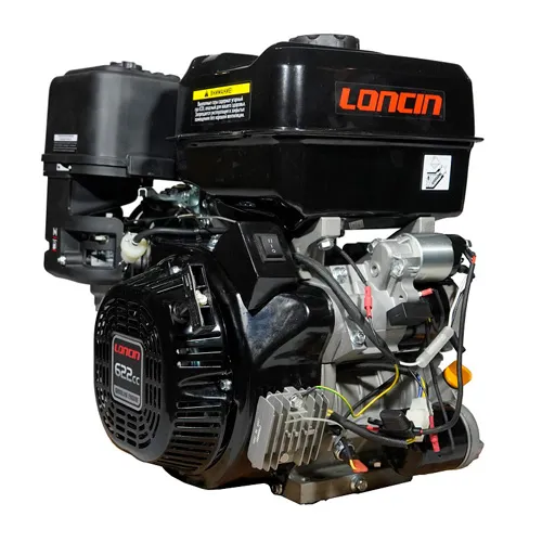 Двигатель LONCIN LC196FD 20A, D type 25, 23 л.с.эл.стартер, вал 25 мм.катушка 20А