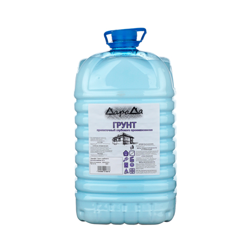 Грунт пропиточный глубокого проникновения 10л, ДАРАДА, 1/1