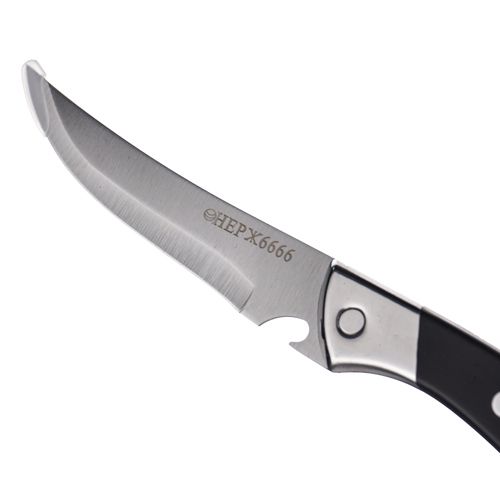 Нож кухонный 240 мм комбинированная ручка, мет. + пластик, + открывашка, 1/360