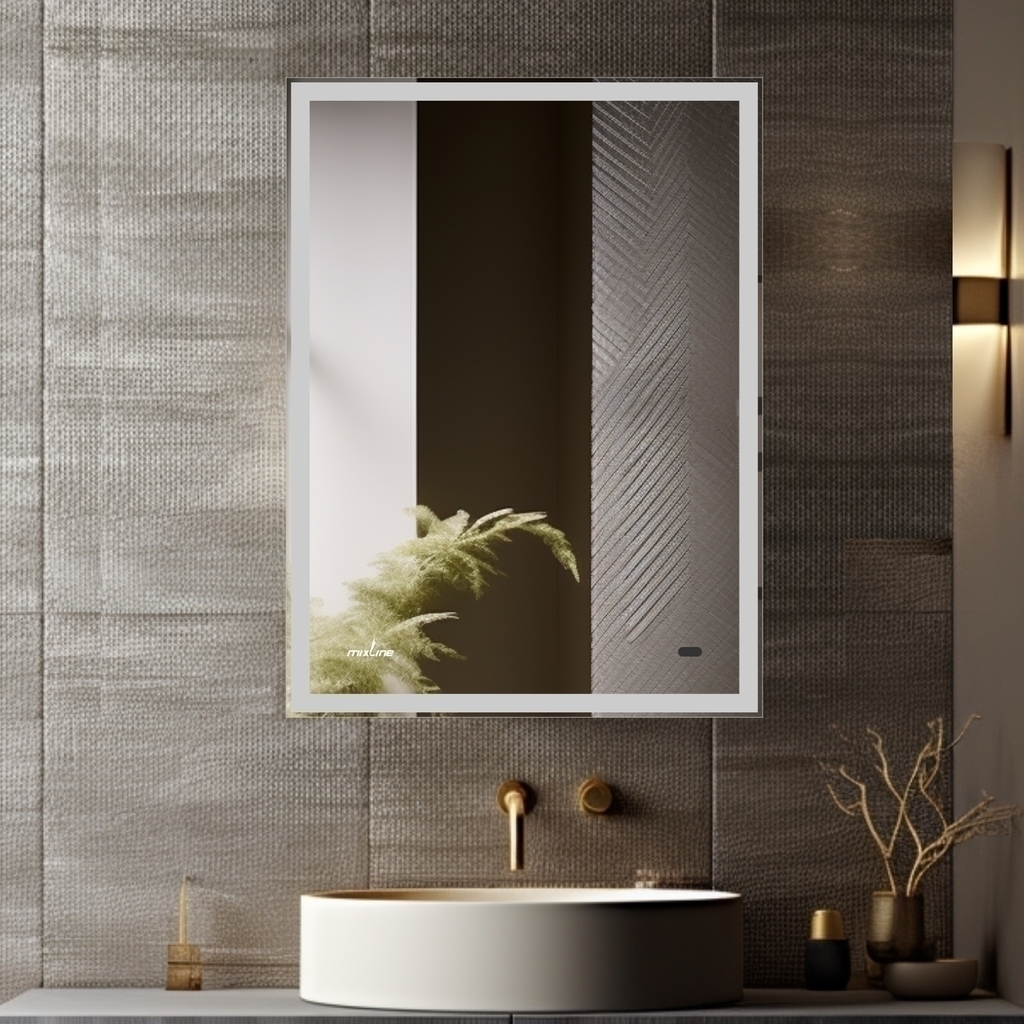 Зеркало MIXLINE, Велес-2, 600*800, ШВ бесконтактный сенсор, светодиодная подсветка+подогрев НОВИНКА