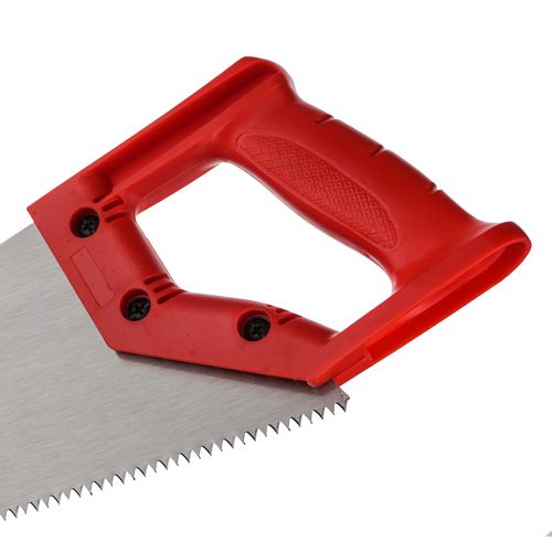 Ножовка по дереву 350мм, крупный зуб 5 TPI, пластиковая ручка, 1/60