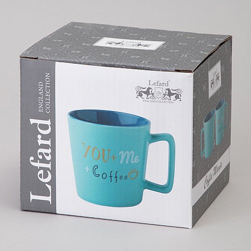 КРУЖКА, YOU+ME+COFFEE, 365 МЛ