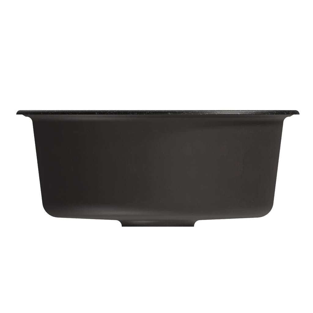 Мойкa ML-GM09 круглая, черная, 308, 510 мм, глуб. чаши 190 NEW