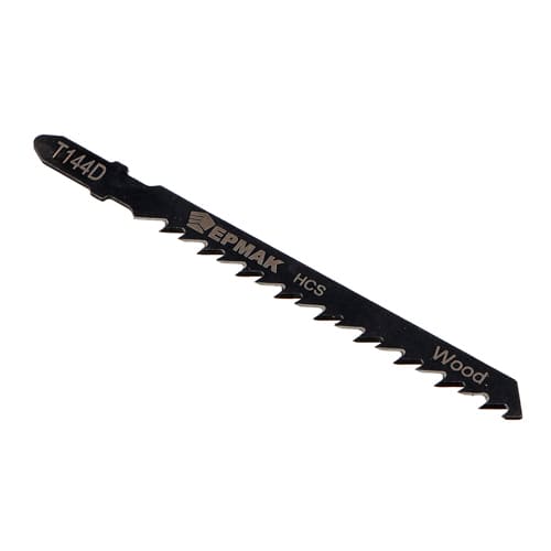 Пилки для лобзика Ермак, HCS EU 75х4мм. , T-144D, дер. , быст. рез. , 5шт. , 1/400