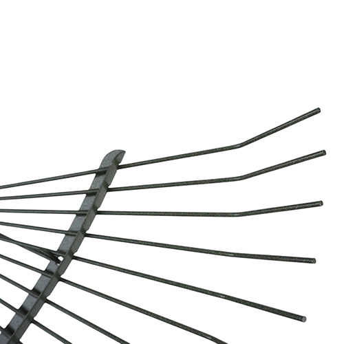 Грабли веерные проволочные 18 зубьев порош окрас без черенка SPETSTEXNIK, 10/10