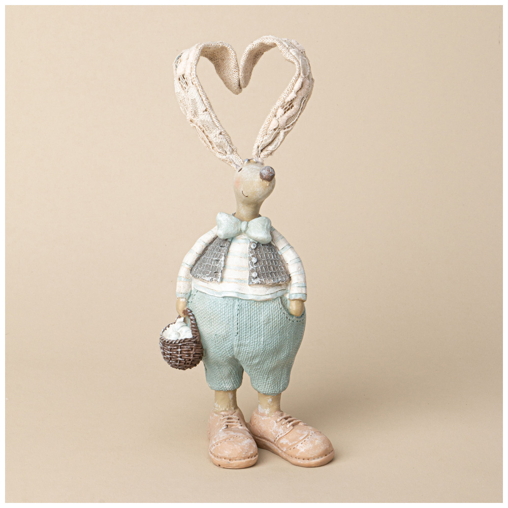 ФИГУРКА ДЕКОРАТИВНАЯ КРОЛИК 9.5*6.5*28 СМ