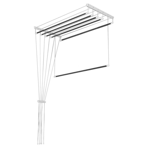 Сушилка для белья потолочная 5 линий 1,5 белая Лиана, г. Тверь, 1/10