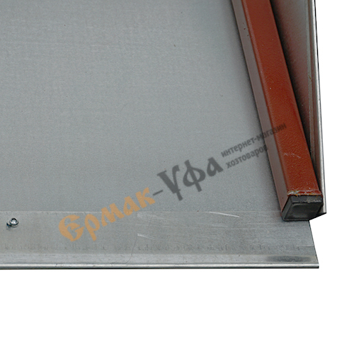 Движок-скрепер для уборки снега 750х700 мм метал. с ребром Экон. , 1/1