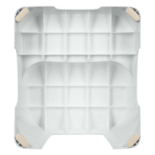 Табурет-подставка детский 340х310х205 мм, светло-серый