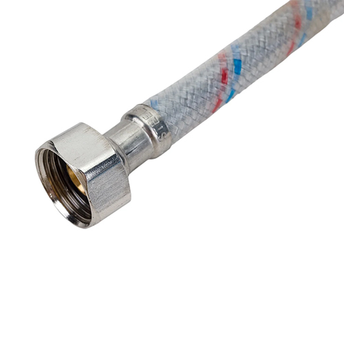 Подводка гибк. д/в 100см ГШ 1/2 ПВХ aqualine покрытие, 10/70